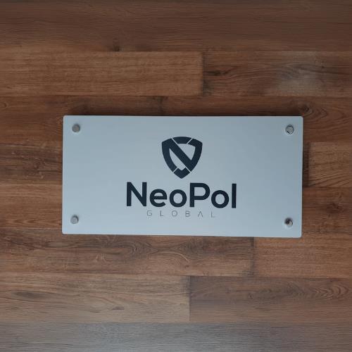 Beyaz Ofis Kapı Tabelası