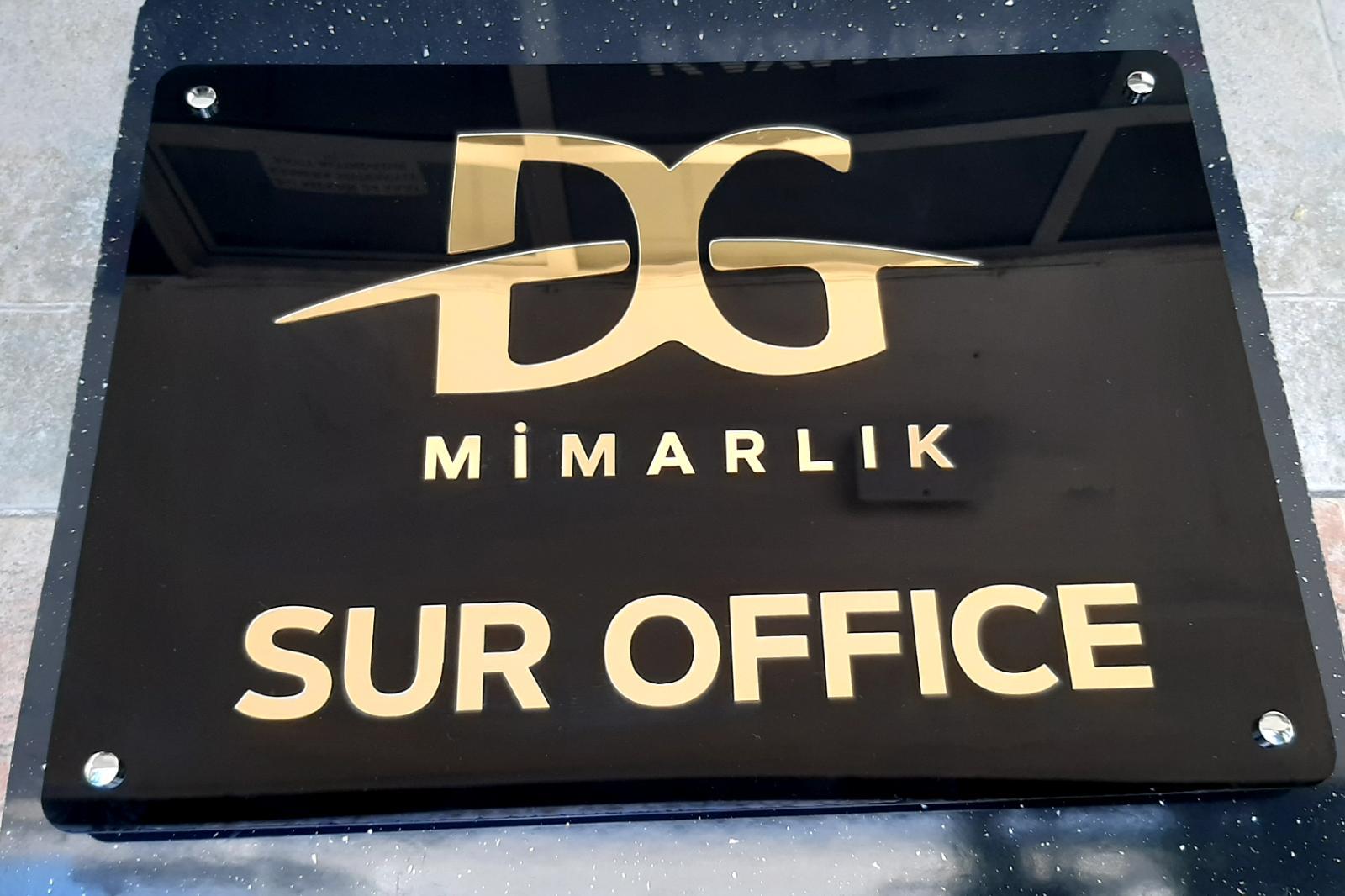 Ofis Kapı Tabelası