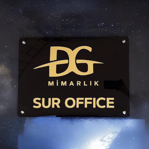 Ofis Kapı Tabelası